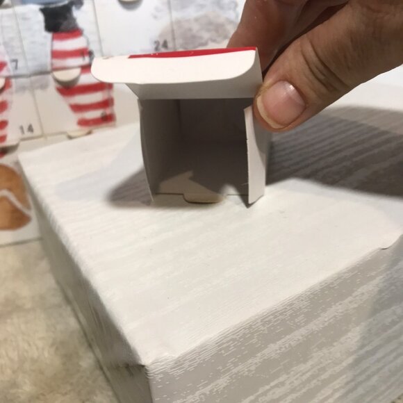 Ikea Santa Claus Advent Calendar Reusable 24 Drawers Heavy Cardboard Julmys 18" - Picture 12 of 16